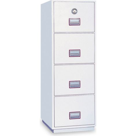 Classificatore Ignifugo Serratura Elettronica 2 Cassetti Technomax - 787X528X675Mm (1/4)