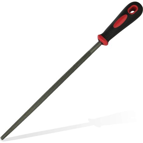 Rundfeile Hieb 2 RF250 Feile Metallfeile Werkstattfeile mit Einhieb (1/4)