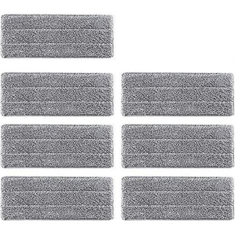 CSPARKV 7Pcs Replacement Cleaning Cover, Broom Cleaning Mop, Microfiber Replacement Cover for Home Office Hardwood, Marble, Tiles