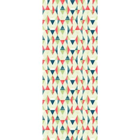 Panneau mural douche en alu-composite VIPANEL - Motif Décor Arlequin - Finition Velvet - 100x255cm (1/5)