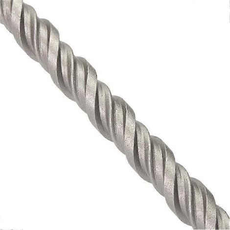 Foret à percussion 14 x 350 mm, 4 lames, poignée ronde, type cruciforme, pour béton clinker, brique, pierre naturelle et artificielle (1/2)
