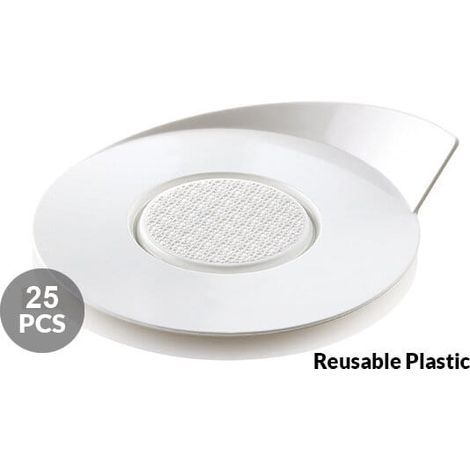 Base per panca monoporzione diametro = 86 mm/25 pezzi bianco (1/2)