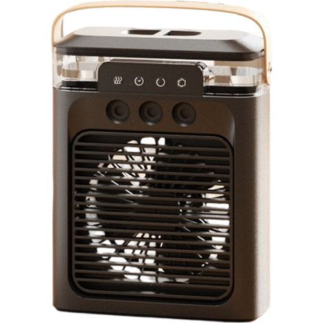 Refroidisseur personnel rechargeable pour bureau, climatiseur portable à trois vitesses et minuterie, ventilateur ultra-silencieux de 7-AquaForge (1/5)