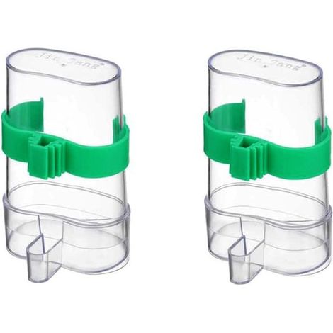 Dispensador automático de agua,bebedero para jaulas de pájaros,comedero para pájaros,botella para beber para loros,7,5 x 13,5 cm (1/5)