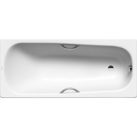 Kaldewei Badewanne Saniform Plus Star rechteckig 410x700x1600mm 93l Alpinweiß m. Antislip, GL, ÜL, PEFF (1/4)