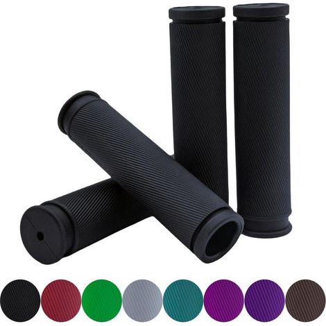 2 Paar Fahrradgriffe Gummi rutschfest für MTB BMX, 130mm, 22mm, viele Farben (1/5)