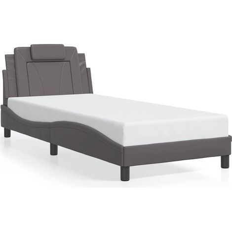 Maison Exclusive - Giroletto Viana senza Materasso Crema 80x200 cm in Similpelle (1/5)
