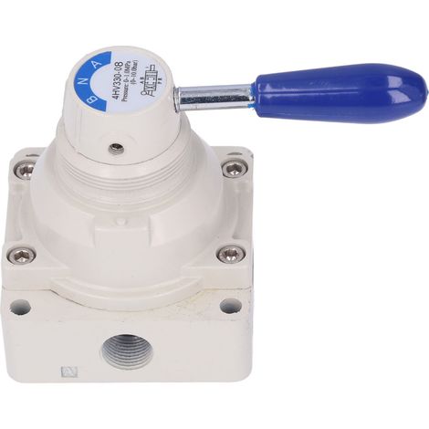 Valve Rotative À Levier Manuel 3 Positions 4 Voies - Pression Max 1,0 MPa - Pour Contrôle Débit D'Air - 1 Pièce (1/5)