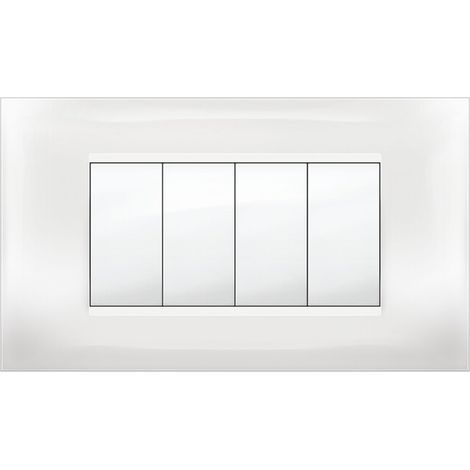 PLACCA MIVIDA PLANA BIANCO 4P