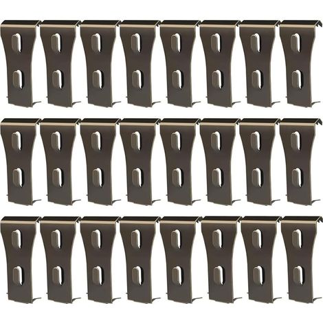 Set of 24 heavy-duty steel wall hooks for brick, for outdoor hanging (1/5)