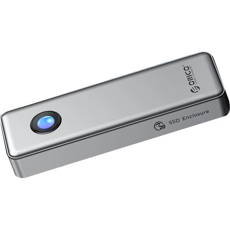Unità disco Orico OUM2-G20 M.2 nvme USB-C 3.2 20Gb/s - Argento (1/5)