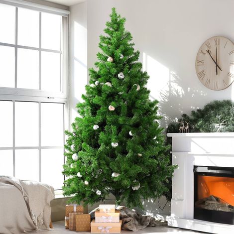Dmora – Sapin de Noël artificiel 300 cm – Extra épais avec 1723 branches – Effet PVC réaliste – Ignifuge et respectueux de l'environnement (1/5)