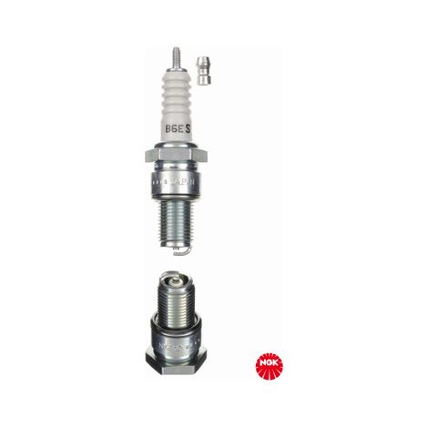 Bougie d'allumage B6ES Ø14mm Longueur Culot: 19mm Électrode Centrale En Cuivre - Olive Démontable