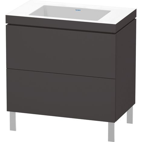 Duravit L-Cube c-bonded Set stehend, 2 Schubkästen, ohne (1/2)