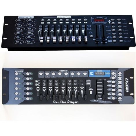 TrAdE Shop Traesio - Mixer Centralina Luci Dmx Controller Fari Par Led Teste Mobili Strobo 192 Ch - (1/2)