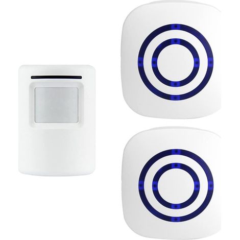 Rilevatore di movimento per campanello, citofono, allarme per ufficio/negozio, rilevatore wireless, allarme di sicurezza per vialetto di casa