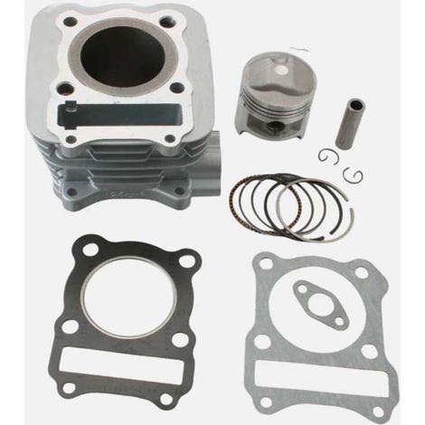 Motorcycle cylinder kit compatible with Suzuki GS125 DF125 DR125 GN125, 57mm cylinder piston--DTEKGAZ