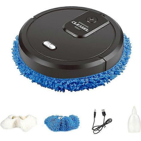 Robot aspirateur intelligent, balai et laveur de sols, robot laveur de sols à sec et humide, humidificateur, aspiration puissante - Robot-C (1/5)
