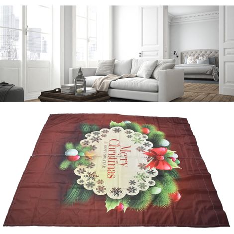Hochwertige, individuell bedruckte 3D-Verdunkelungsvorhänge für Weihnachtsdekorationen, 170 x 200 cm, Weihnachtskollektion 8 (1/5)