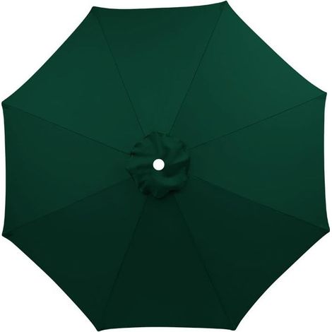 Auvent De Rechange De Parapluie Housse De Rechange 6/8 Baleines 3.0m, Toile De Remplacement pour Parasol De Terrasse, pour Parasol D'extérieur(épaisseur:Vert foncé,Size:3.0m-6 Baleines)