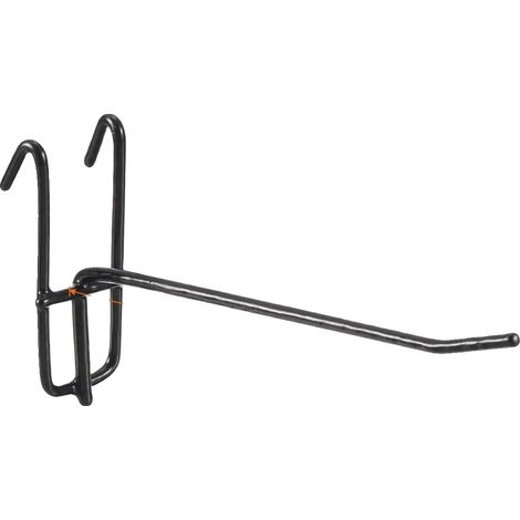 Gitterwandpaneel-Haken, Schwerlast, Vielseitige Präsentationslösung, 15cm schwarz, 50Stück-a (1/2)