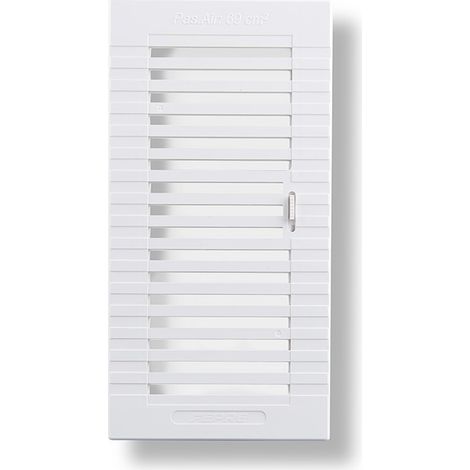 GRIGLIA INCASSO REGOLABILE SHUN+ CORNICE ABS BIANCO VRAC