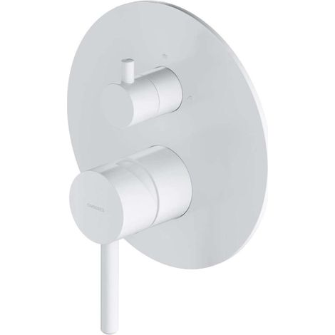 OMNIRES Y - Grifo empotrado, para 3 aparatos blanco mate Y1248ROWM (1/2)