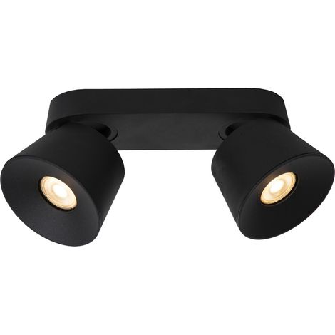 TRIGONO Spot plafond-Noir (1/2)
