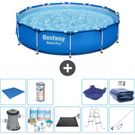 Bestway Bestway Steel Pro Ronde - 366x76 cm - 10-pièces S21605 (1/5)