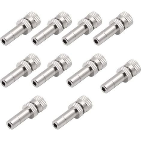 Ecleanfy - Lot de 10 buses de brumisation 0,15 mm à connexion rapide 6 mm - cuivre galvanisé (1/5)