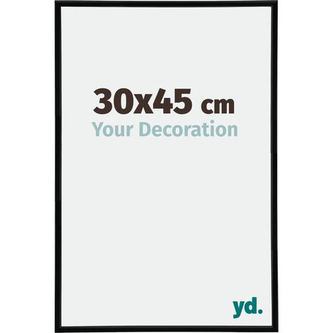 yd. - Cadre photo 30x45 - Noir Brillant - Plastique - Annecy (1/5)