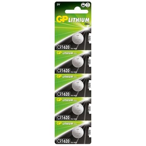 Batteria a bottone al litio 3V CR1616 - 2,0 pezzi - GP CR 1616SZ (1/2)