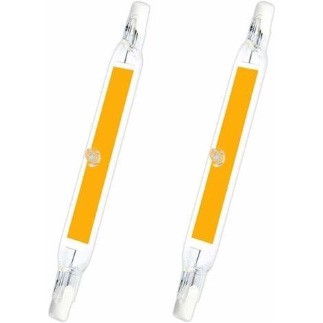 R7s LED Bulb R7s Bulb 78mm Led 5w Cool White 6000k, 500lm, Equivalent to J78 Halogen Pencil R7s 40w 50w, R7s Cob Led 78mm Slim for Indoor Lighting, Non-Dimmable, Pack of 2 (1/5)