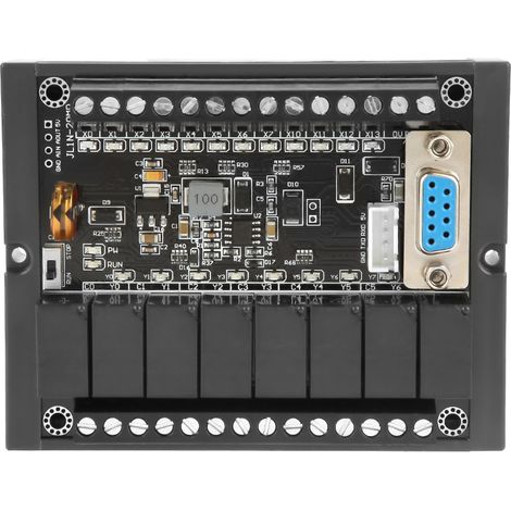 Panneau de commande industriel PLC FX1N-20MR, Module de retard de relais Programmable avec coque (1/5)