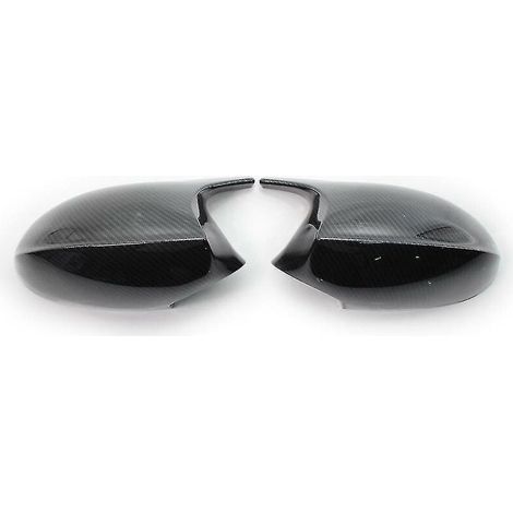 par de cubiertas de espejo retrovisor de fibra de carbono para BMW E90 E91 (1/5)