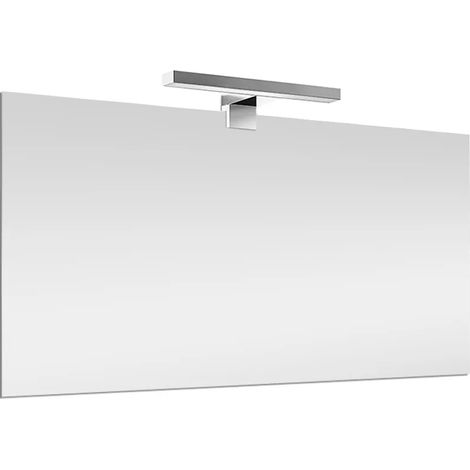 Specchio bagno 70x105 cm reversibile con luce LED naturale (1/5)