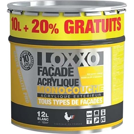 Acrylfarbe Einzelschicht Für Alle Arten Von Außenfassaden 12l - Loxxo