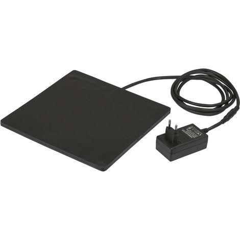 Heizplatte Gummi 24x24cm 18W 12V f.Gefl.tränke+Kanin.stall (1/5)