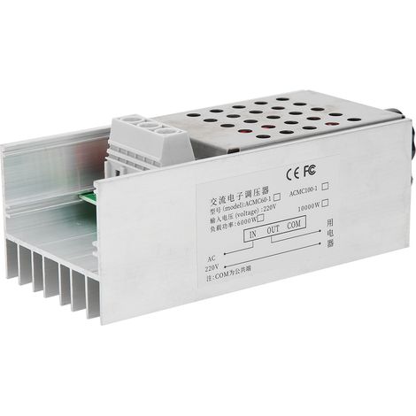Régulateur de vitesse SCR 10000W Haute Puissance Variateur de tension Thermostat AC 220V Contrôleur de température (1/5)