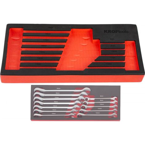 Modulo Eva Vacio Para Llaves Combinada Con Carraca 12 Pcs (1/3)