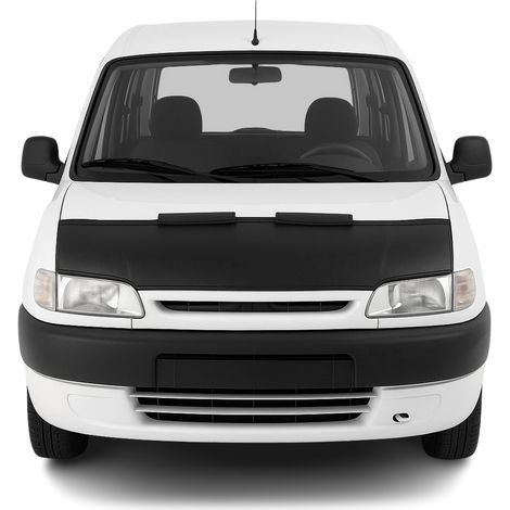 Protège Capot pour Citroën Berlingo 1996 à 2003, Bra de Capot Protection, Noir (1/5)