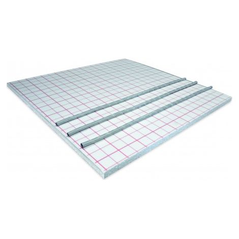 Fußbodenheizung Systemplatten mit Klett-/Velourkaschierung Flächenheizung 30-3mm WLG045