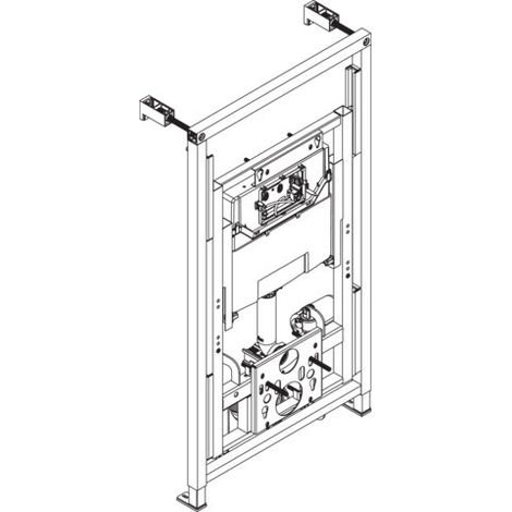 HEWI S50.02.01200 Installation en avant S 50 (1/3)