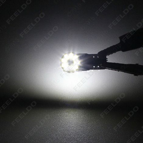 T10 194 W5W 2W Car Parking Lights T10 3014-18 LED Indicator Lights/Reading Lights (White) (1/4)