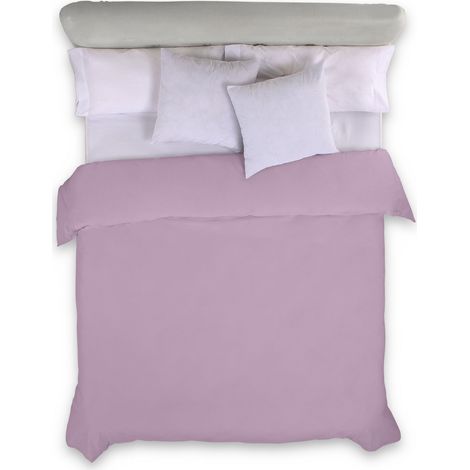 FUNDA NORDICA color malva - Cama de 135/140 (1 pieza) - 100% algodón - 144 hilos. Gramage: 115 (1/3)