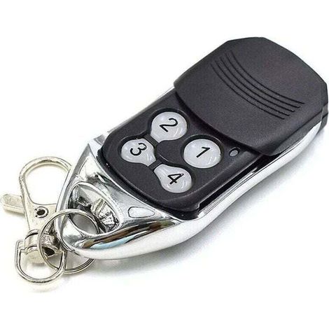 433 MHz garage door remote control, scrolling code, portable transmitter, garage door opener key (1/5)