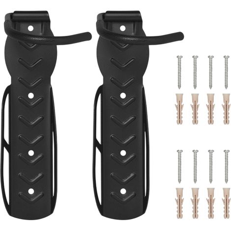 Percha de pared para 1 bicicleta - juego de 2 piezas (1/5)