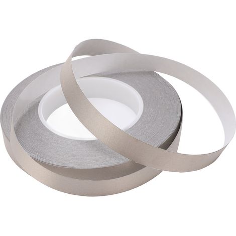 Ruban adhésif tissu conducteur 0.12mm épaisseur 19mm largeur 50m longueur total monopface pour électronique et câbles signal (1/5)