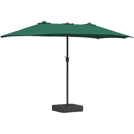 Maison Exclusive - Garten-Sonnenschirm Grün 385 x 209 x 244 cm Po