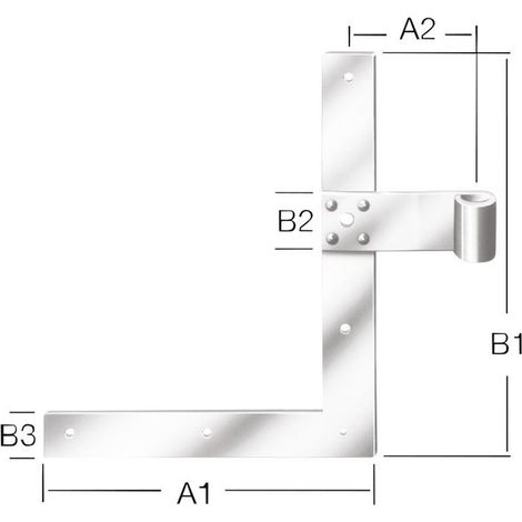 VORMANN Winkelband 250 x 30 mm STA verzinkt rechts und links 3 mm - 000115250Z (1/5)